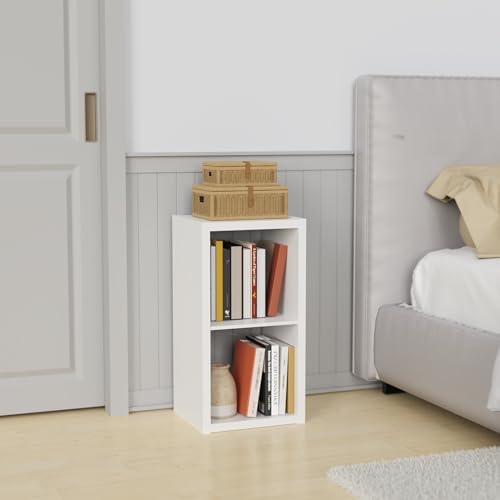 ClosetMaid 2 Cube Storage Shelf Organizer, Stackable with Open Back, Vertical or Horizontal, Easy Assembly, Wood, White Finish - Image 4