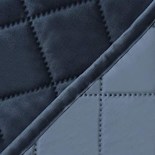 Easy-Going Reversible Couch Cover, 4 Seater Sofa, Dark Blue/Light Blue - Image 6