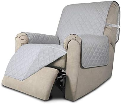 Easy-Going Reversible Couch Cover, Recliner 19 in, Light Gray/Light Gray by Easy-Going