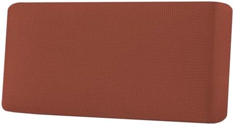 H.VERSAILTEX Super Stretch Individual Seat Cushion Covers Sofa Covers Couch Cushion Covers Slipcover Sets Thick Jacquard Textured Twill Fabric (1 Piece Sofa Cushion Cover, Rust) by HVERSAILTEX