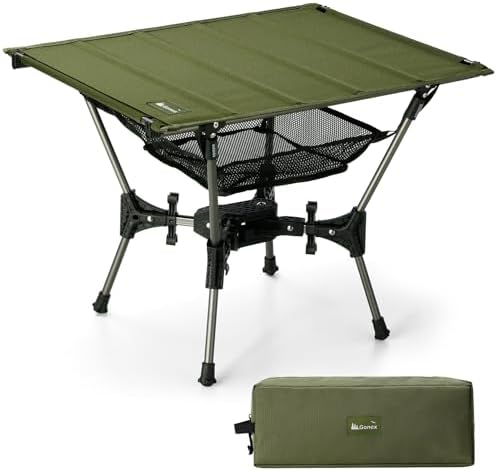 Gonex Portable Camping Table, Lightweight Foldable Camp Side Table by Gonex
