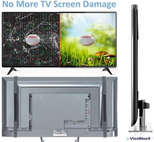 VizoBlueX 55 inch Blue Light and Damage TV Screen Protector. Protection Shield & Anti-Blue Light Filter Blocking UV for LCD LED 4K OLED QLED (48.4 x 28.5 inch) - Image 5