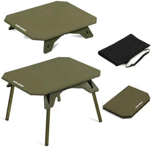 TOPCHANCES Folding Camping Table Outdoor,Ultralight Aluminum Camping Tables Multifunctional Portable Folding Table with Carrying Bag for Holiday Festival Camping Travel Picnic Grilling by TOPCHANCES