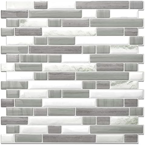 STICKGOO Peel and Stick Wall Tile Self-Adhesive Backsplash Thicker Design by STICKGOO