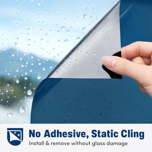 FILMGOO One Way Privacy Window Film Heat Control Mirror Tint 17.5Inx7.8Ft - Image 5