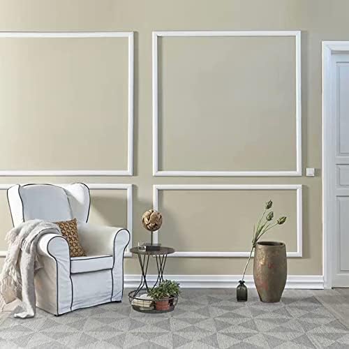 TriMold Peel and Stick Chair Rail Molding, Self-Adhesive Wall Trim for Home Decoration & Wall Protection, 3m x 3cm (Pack of 3) - Image 7