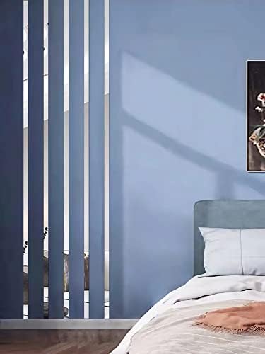 15 Pcs Mirror Wall Stickers, Self-Adhesive Acrylic Mirror Tiles, Removable Decals Stickers for Wall Frames/Wallpaper Border/Waist Lines by Cilemou