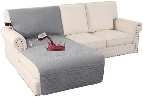 Turquoize 100% Waterproof Sofa Covers Chaise Lounge L Shape Sofa Protector by Turquoize