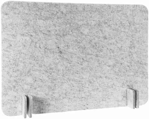 Fabbay 1 Pcs Desk Partition Divider, 16x24in Acoustic, Sliver Gray by Fabbay
