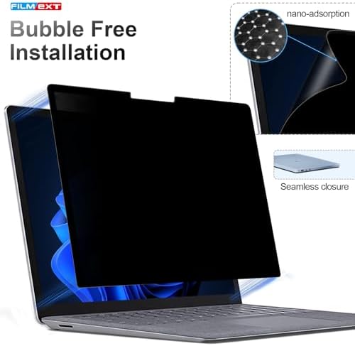 FILMEXT Privacy Screen for Microsoft Surface Laptop 13.8 inch 7th Gen - Image 6