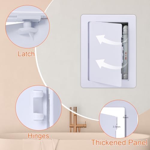 Suteck Plastic Access Panel for Drywall & Ceiling 6 x 9 Inch - Image 5