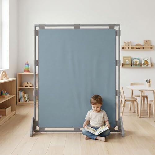 Children's Factory PlayPanel Room Divider 59.5" x 47.5", Fog Blue by ChildrensFactory