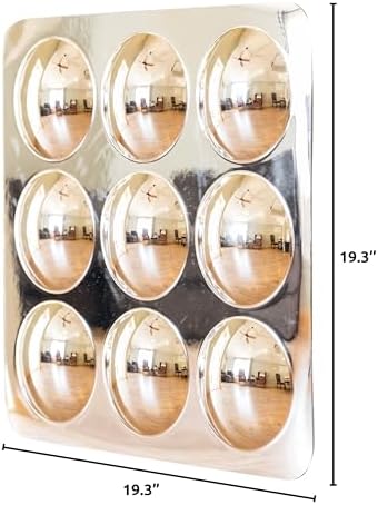 Spark & Wow Sensory Wall Toddler Mirror, Large 9 Bubbles - Image 3