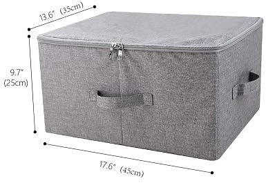 Folding Rigid Storage Baskets for Clothing, Closet Shelf Drawers, 2 pcs - Image 2