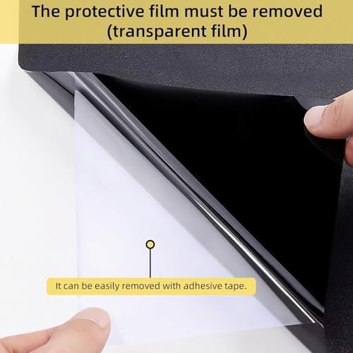 DUOFIRE Blackout Window Privacy Film, Room Darkening Film, 11.8" x 47" - Image 5