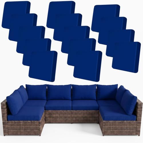 14Pcs Patio Cushion Covers Stretch Outdoor Furniture Protector Slipcovers by pickyNproud
