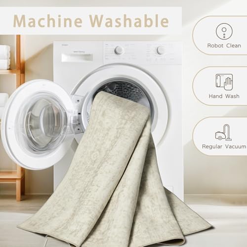 Small Washable Rugs 4x6 Area Rugs for Living Room,Bedroom,Kids Room,Nursery - Image 4