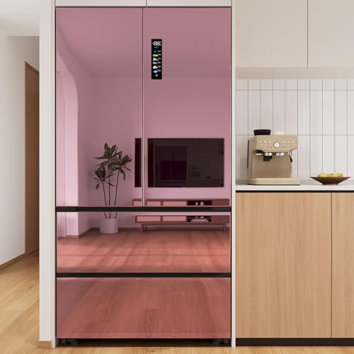 VaryPaper 15.7"x78.7" Rose Gold Mirror Wallpaper Peel and Stick Mirror Contact Paper for Cabinets Appliance Mirrored Stickers Reflective Flexible Self Adhesive Mirrored Vinyl Sheet for Crafts Decor - Image 7