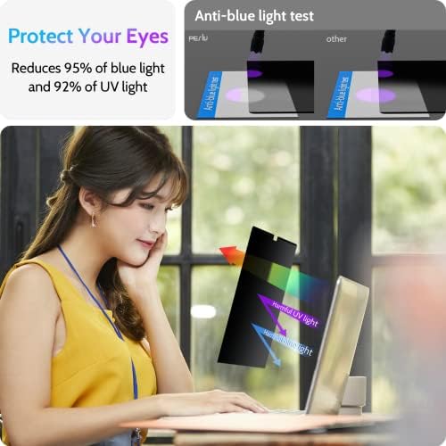 Peslv Magnetic Privacy Screen for Macbook Air 13.6/13 Inch (2022-2026, M2, M3, M4, M5), Removable Matte Anti Glare Blue Light Protector Private Security Filter for 13.6inch Mac Laptop Computer - Image 5