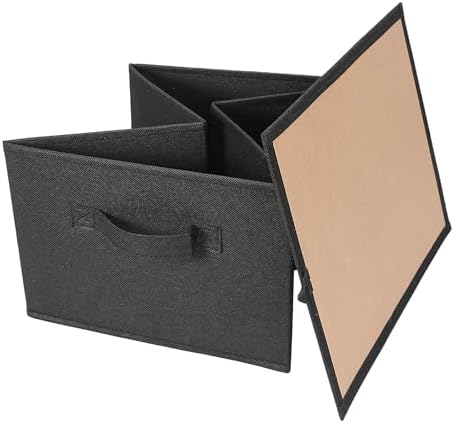 Collapsible Storage Bins, Foldable Organizers and Storage Baskets Cube Storage Bin for Bedroom Living Room, Black, 15.4x11.4x7.9inch, 4 Pack - Image 7