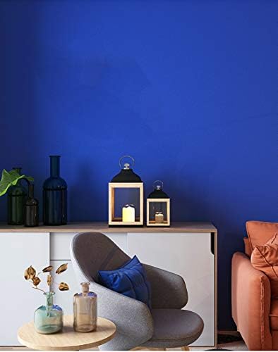 15.7" x 394" Blue Wallpaper Peel and Stick Contact Paper Waterproof Self Adhesive Wallpapers Removable Easy to Clean Vinyl Decorative for Wallcovering Furniture Cabinet - Image 4
