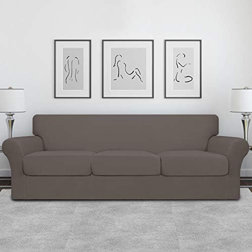 Easy-Going 4 Pieces Oversized Stretch Couch Cover for Dogs Washable - Image 2