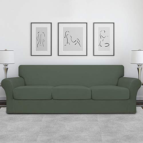 Easy-Going 4 Pieces Oversized Stretch Couch Cover for Dogs Washable - Image 2