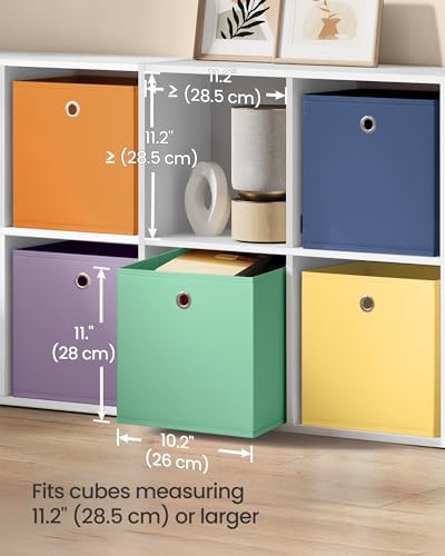 SONGMICS Storage Cubes, Set of 6 Odorless Foldable Storage Boxes - Image 7