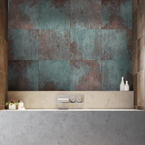 LiveInUrban Flat Metal Wall Panels Rustic Finish for Kitchen- Bronze - Image 5