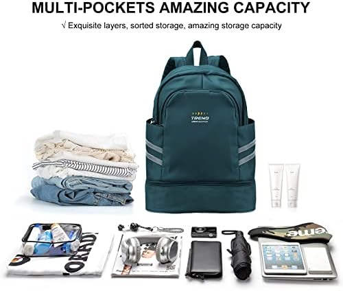SYCNB Gym Backpack for Women with Shoes Compartment,Sports Backpack - Image 2