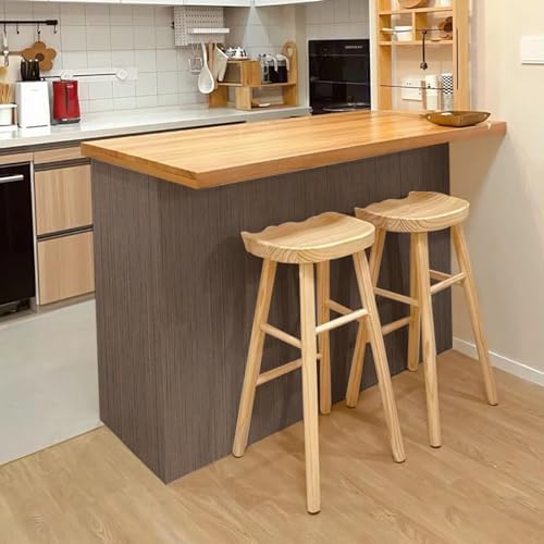 Brown Grasscloth Peel and Stick Wallpaper Texture Contact Paper A Set of 15.7" X 300" Self-Adhesive Linen Removable Wallpaper Cabinets Counter Top Liners - Image 4