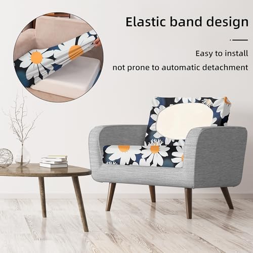 8 Pcs Outdoor Cushion Covers, Patio Sofa Cushion Covers Replacement - Image 6