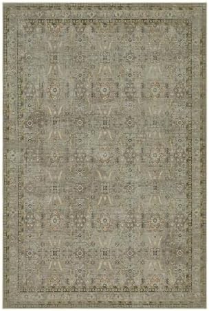 Rugxara 10x14 Area Rugs for Living Room Large Washable Rug, Olive Green - Image 4