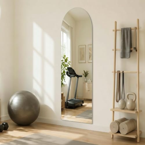 Leinuosen Full Length Acrylic Wall Mirror,Self Adhesive, 40" x 10", Arched - Image 6
