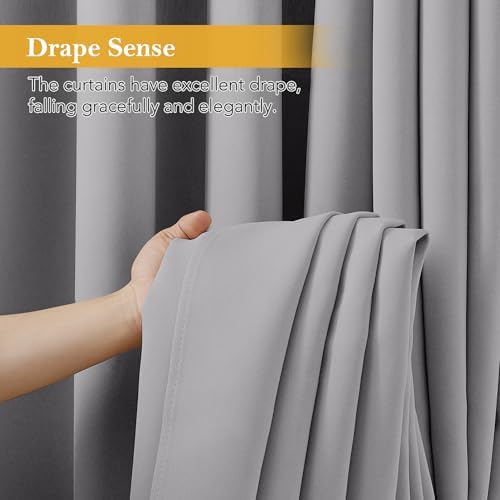 RYB HOME Blackout Thermal Insulated Curtain for Sliding Glass Door - Image 6