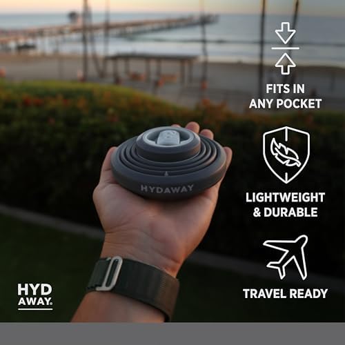 HYDAWAY 25oz Collapsible Water Bottle, Packable Leakproof for Travel - Image 4