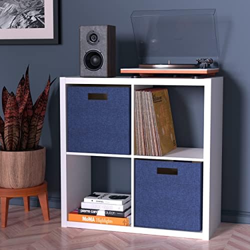 ClosetMaid Decorative Open Back 4-Cube Storage Organizer, White - Image 5