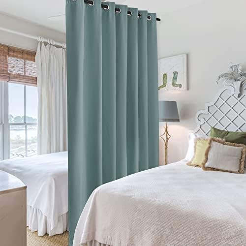 RYB HOME Privacy Curtain for Sliding Glass Door Locker Room Basement Closet - Image 4