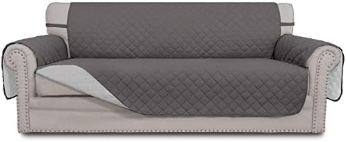 Easy-Going Reversible Couch Cover, 3 Cushion Sofa, Large, Gray/Light Gray by Easy-Going