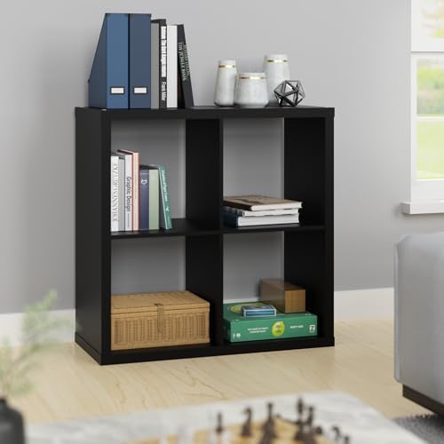 ClosetMaid Decorative Open Back 4-Cube Storage Organizer, Black - Image 6