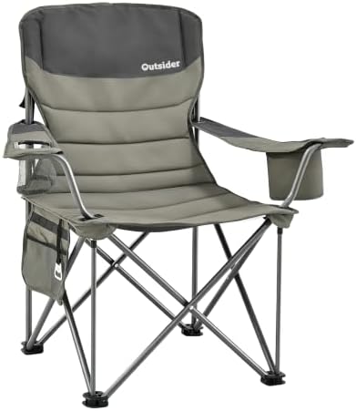 OUTSIDER Oversized Folding Camping Chair with Cooler by Outsider