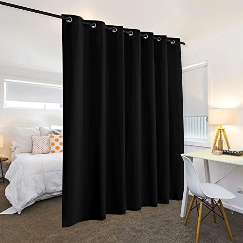 RYB HOME Privacy Curtain for Sliding Glass Door Locker Room Basement Closet - Image 3