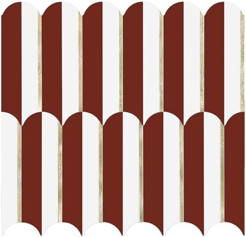 Vamos Tile Peel and Stick Backsplash Seamless Tile,Fish Scale,Matt,10-Sheet by VamosTile