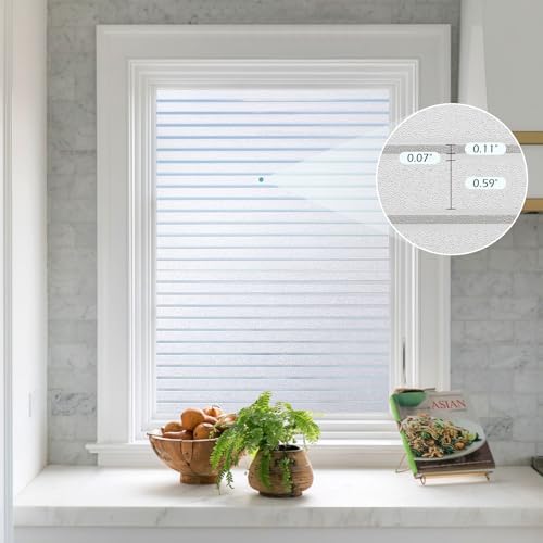 DOWELL Window Privacy Film, Frosted Glass Film, Blinds Pattern - Image 5