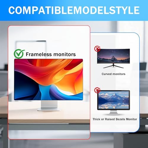 24 Inch Magnetic Computer Privacy Screen for 16:9 Widescreen Monitor, Removable Privacy Screen Anti Glare Blue Light Privacy Screen Monitor 24 inch, Anti-Scratch - Image 5