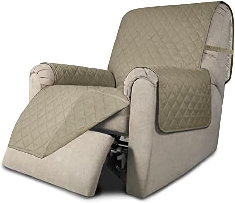 Easy-Going Reversible Couch Cover, Recliner 22 in, Beige/Beige by Easy-Going