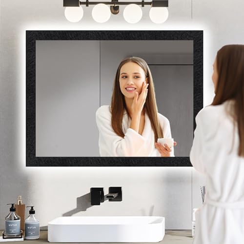 6M Black Mirror Border Peel and Stick, Bathroom Wallpaper Border Tape - Image 4