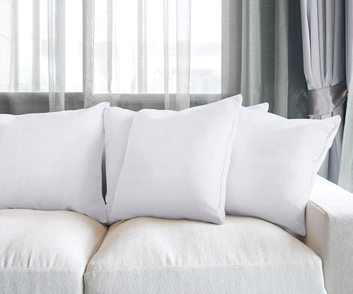 Utopia Bedding Throw Pillows, Decorative 22x22 Pillow Inserts, Set of 4 - Image 3