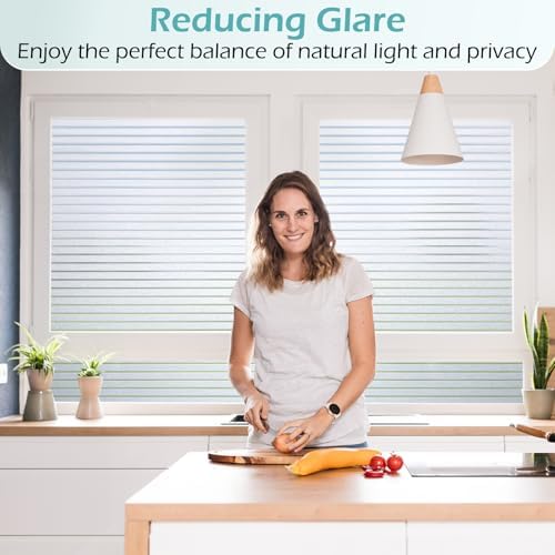 DOWELL Window Privacy Film, Frosted Glass Film, Blinds Pattern - Image 7