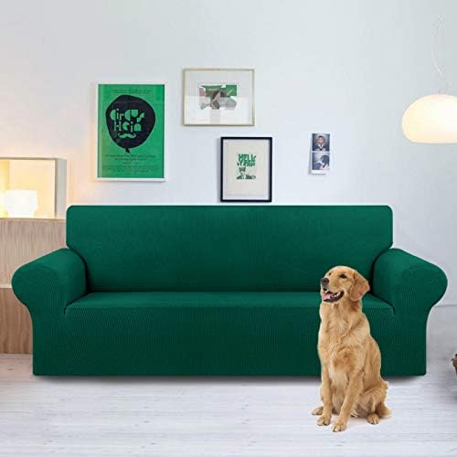 KEKUOU Stretch Oversized Couch Covers for Sofa Slipcover,Hunter - Image 2